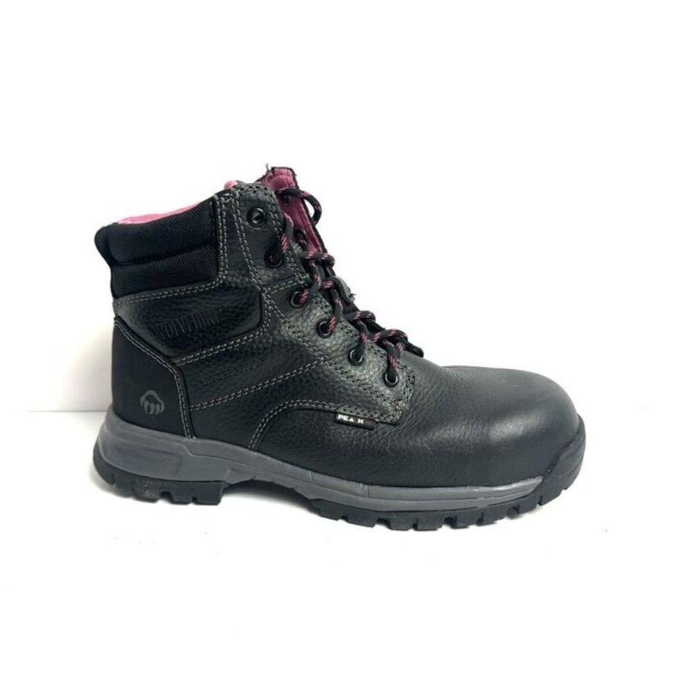 Wolverine Womens Piper 6” Comp Toe Waterproof Boot Black Size 9 M